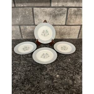 4 Vintage 6 1/4” Sheraton Bread Plates Harmony House Fine China Sears #3250
